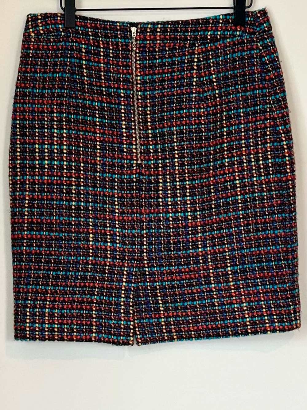 kate spade Rainbow Multicolor Tweed Pencil Judy Skirt - Size: 10 - Picture 8 of 8